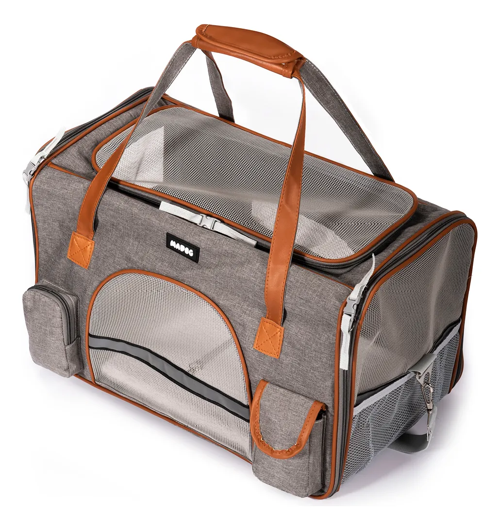 Bolsa Transporte Pet Grande Viagem Cabine Avião Madog Lux